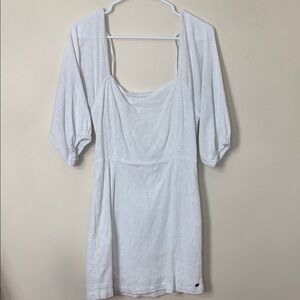 Billabong Tie Back with Zipper White Dress